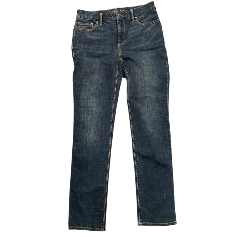 Chico’s 00 Dark Wash Slim Leg Jeans – Stretch Denim Toronto Street